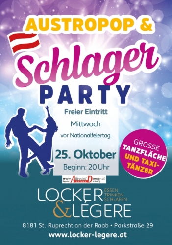 Locker und Leger 2017 10 25 Mittwoch Allrounddancer Dobnig Schlagerparty